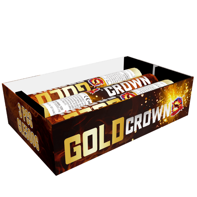 XL Gold Crown 3 ks 30 mm