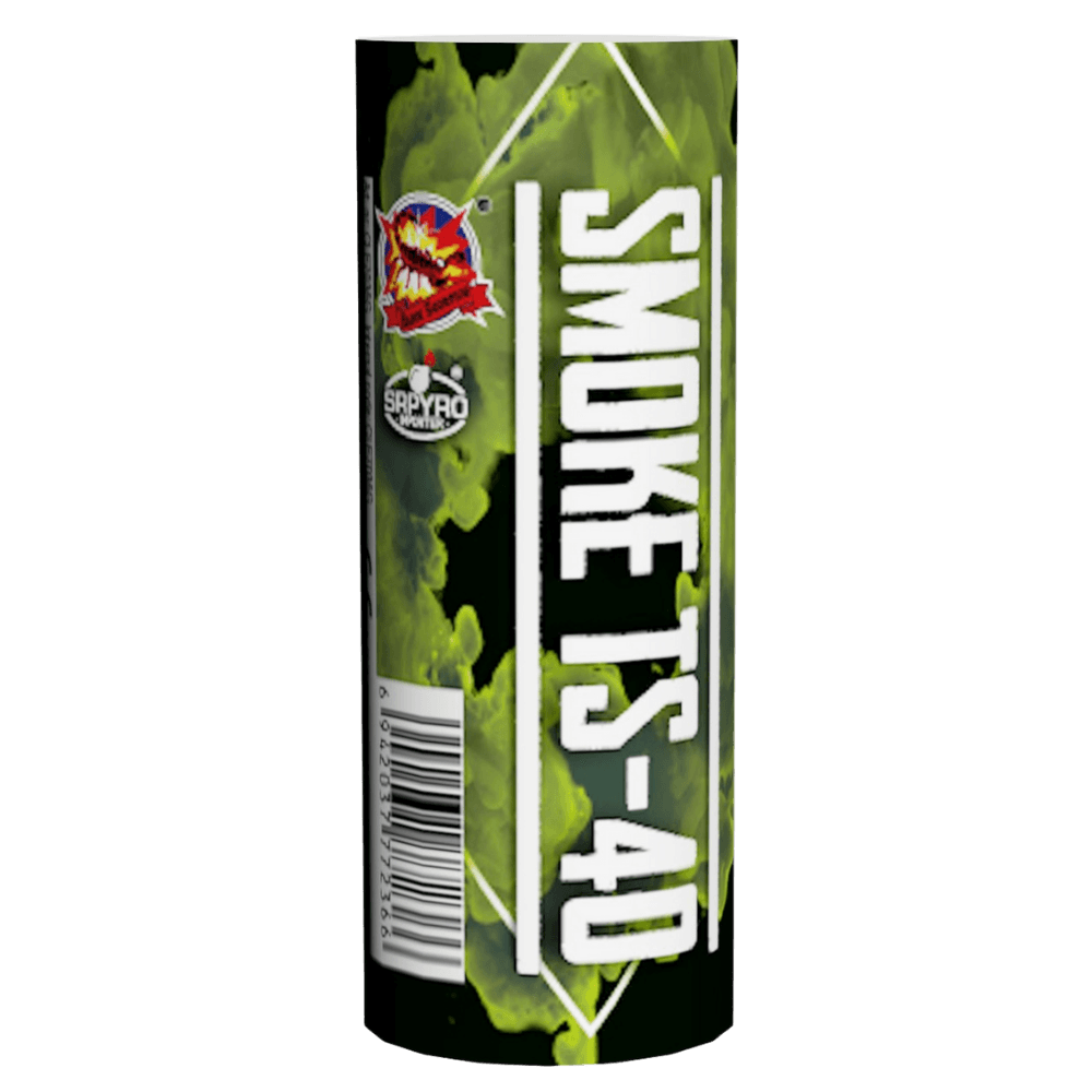Smoke bomb SMOKE TS-40 green 5 ks