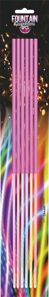 Fountain Sparklers colourful 6 db