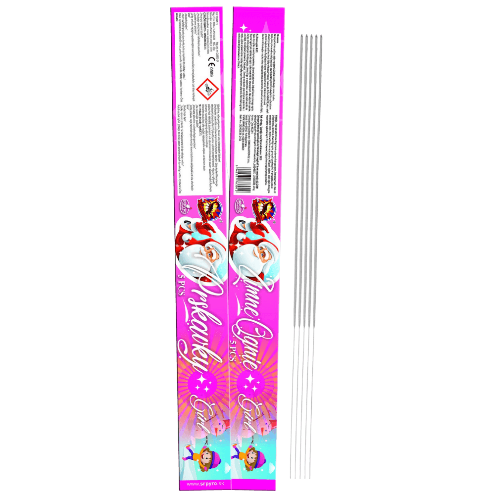 Golden Sparklers Girl 60cm 5 db