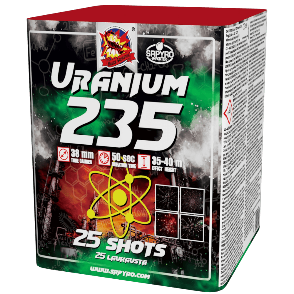 Uranium 235 25 rán 38 mm