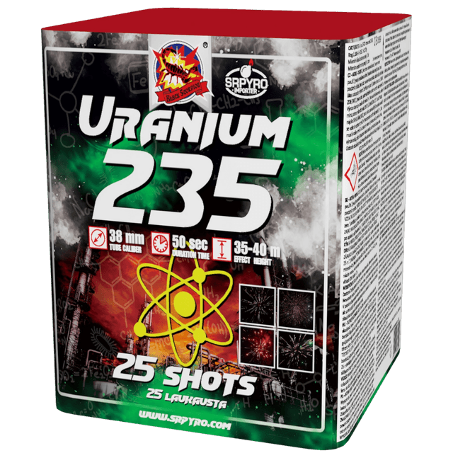 Uranium 235 25 rán 38 mm