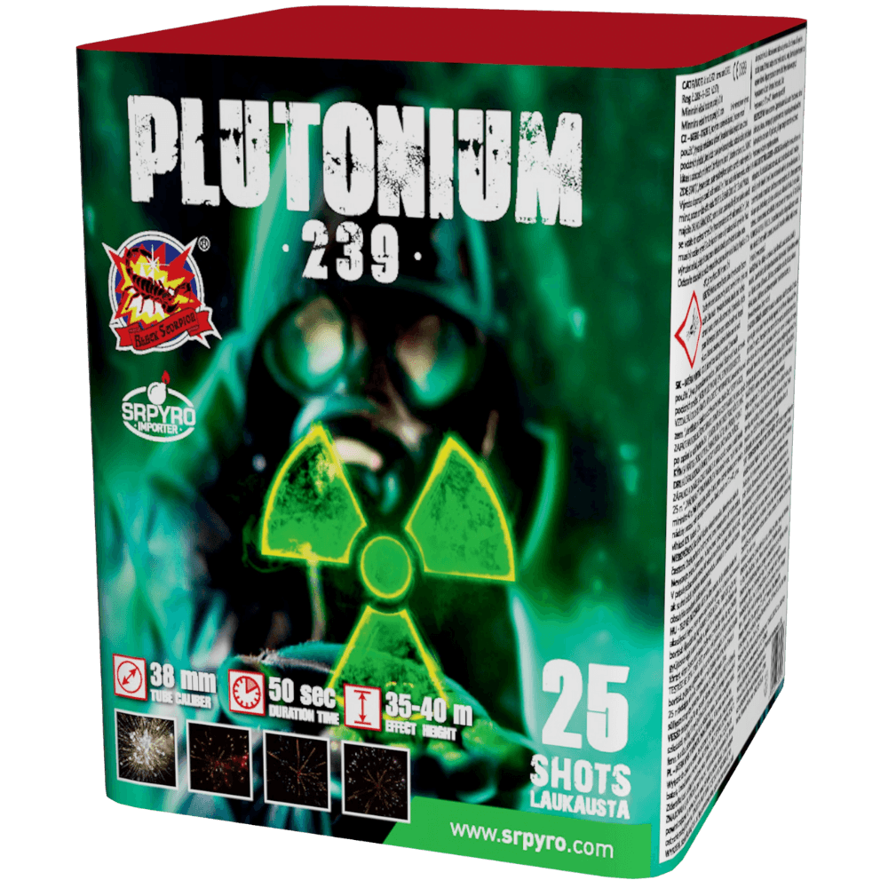 Plutonium 239 25 rán 38 mm