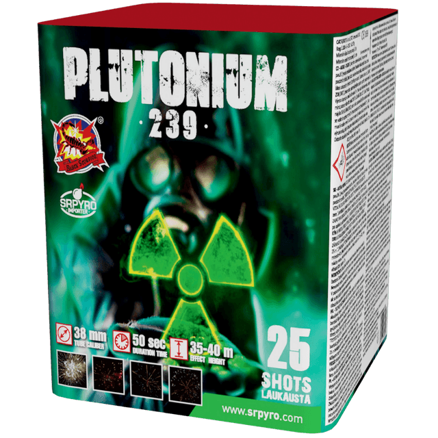 Plutonium 239 25 rán 38 mm
