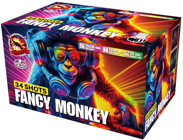 Fancy Monkey 34 rán 25-30 mm