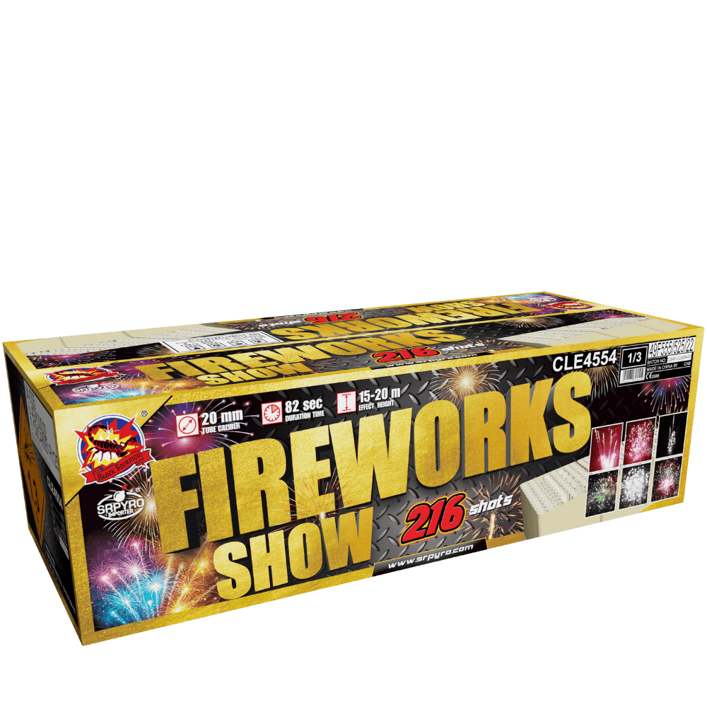 Fireworks Show 216 rán 20 mm