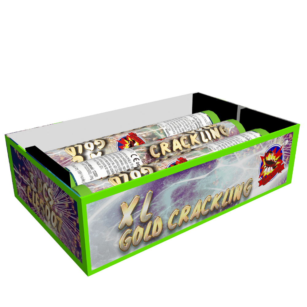 XL Gold crackling 3 db 30 mm