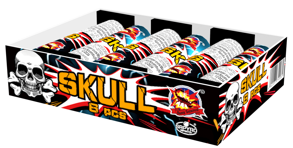 Skull 6 ks 20 mm