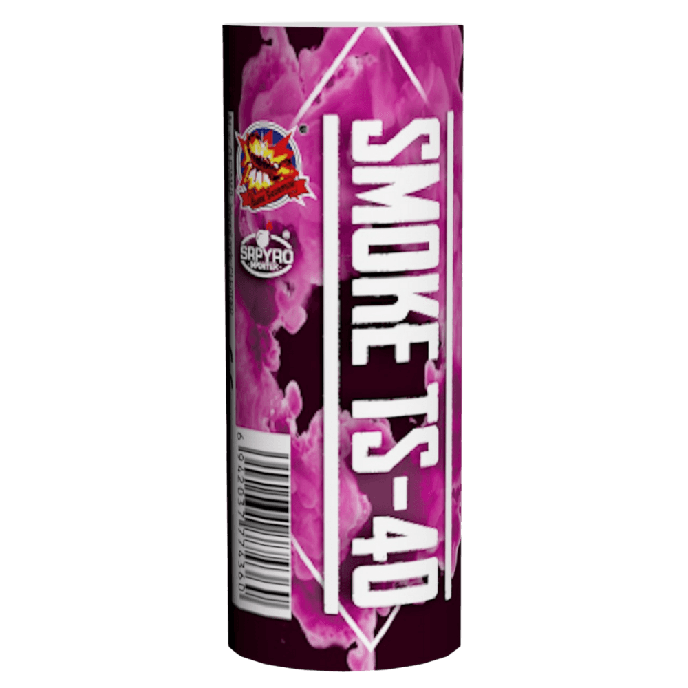 Smoke bomb SMOKE TS-40 purple 5 ks