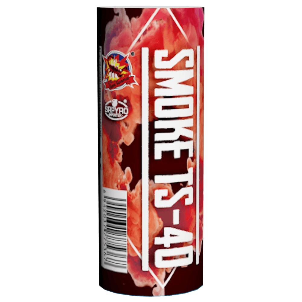 Smoke bomb SMOKE TS-40 red 5 ks