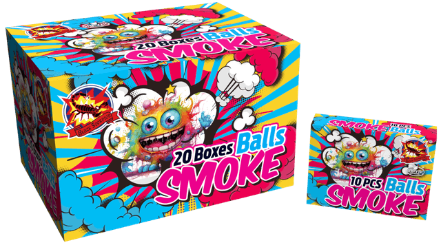 Color Smoke Balls 10 ks