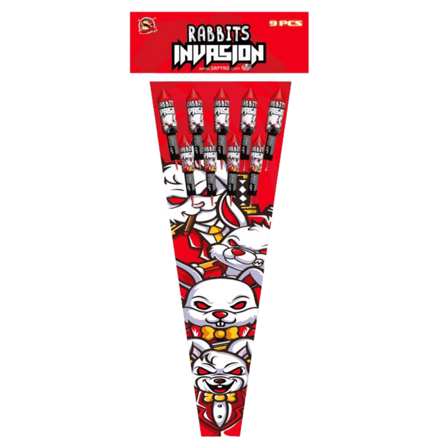 Rabbits Invasion 9 db 37-47 mm
